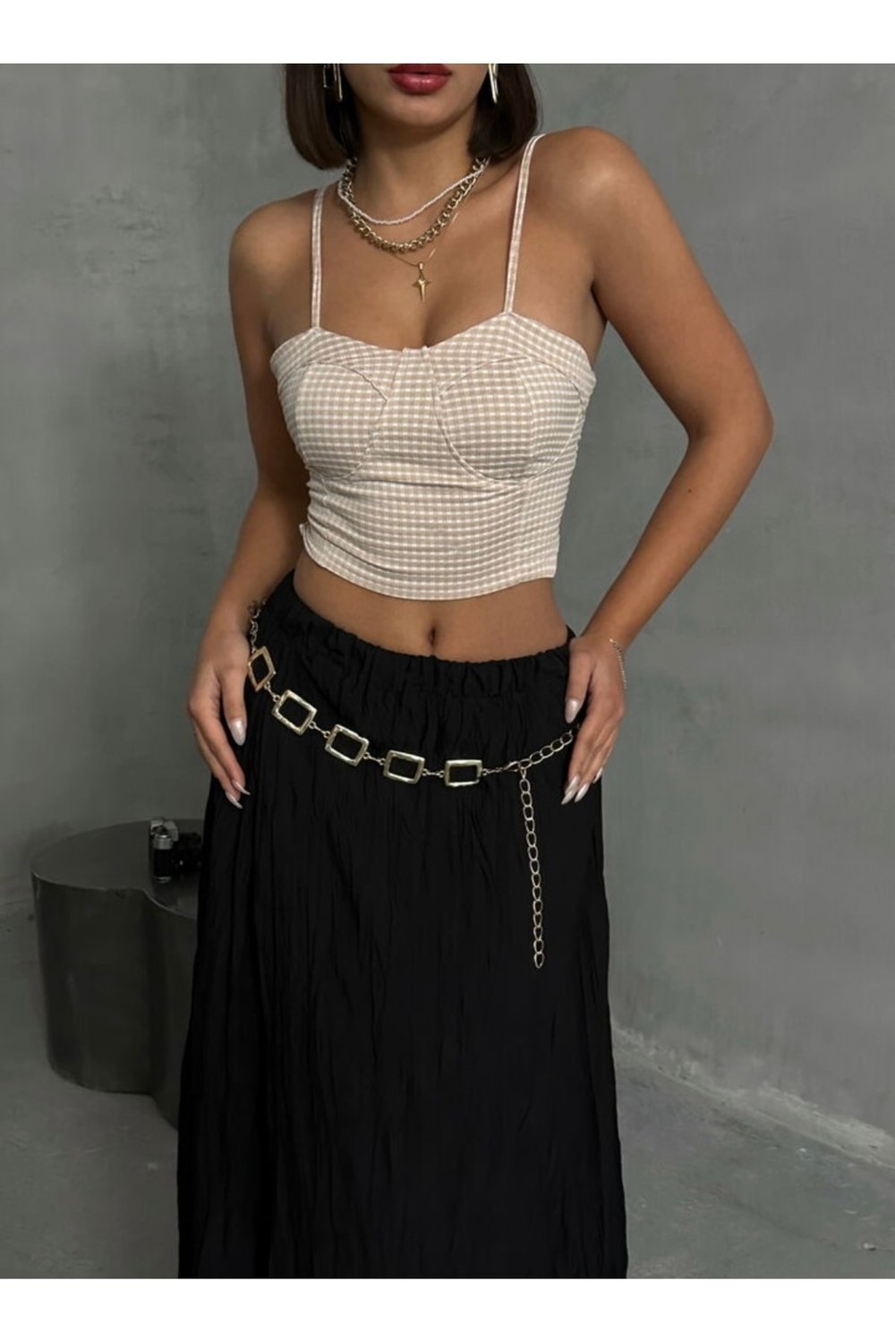 Pötikare Askılı Crop