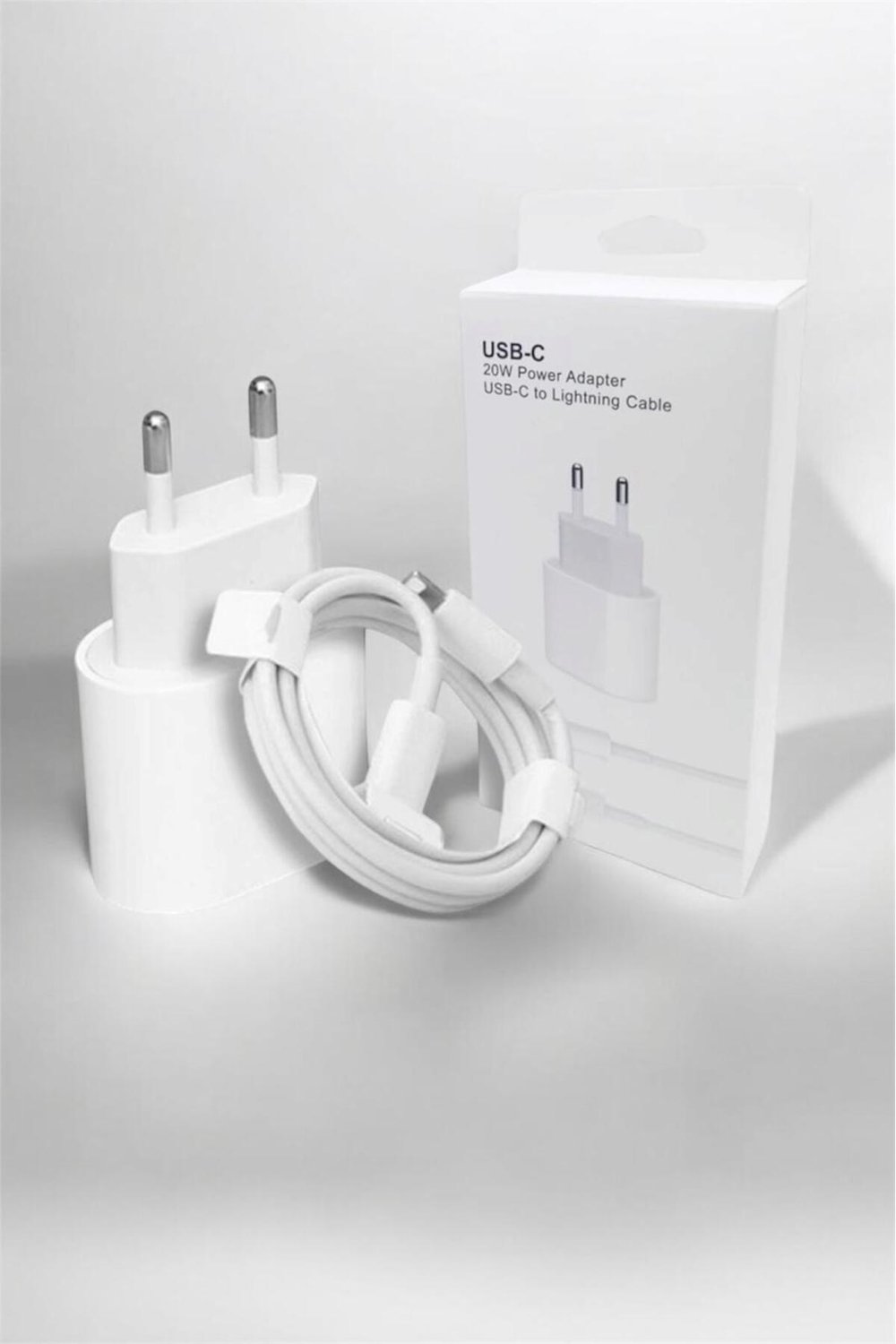 iPhone 14 13 12 11 Serisi Uyumlu 20W Hızlı Şarj Adaptör + Lightning Kablo