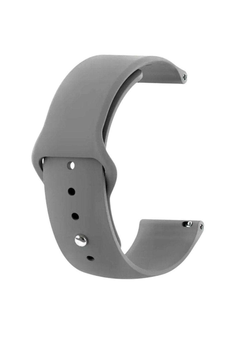 Redmi Watch 5 Active, Redmi Watch 5 Lite ile Uyumlu 22mm Gri Silikon Kordon