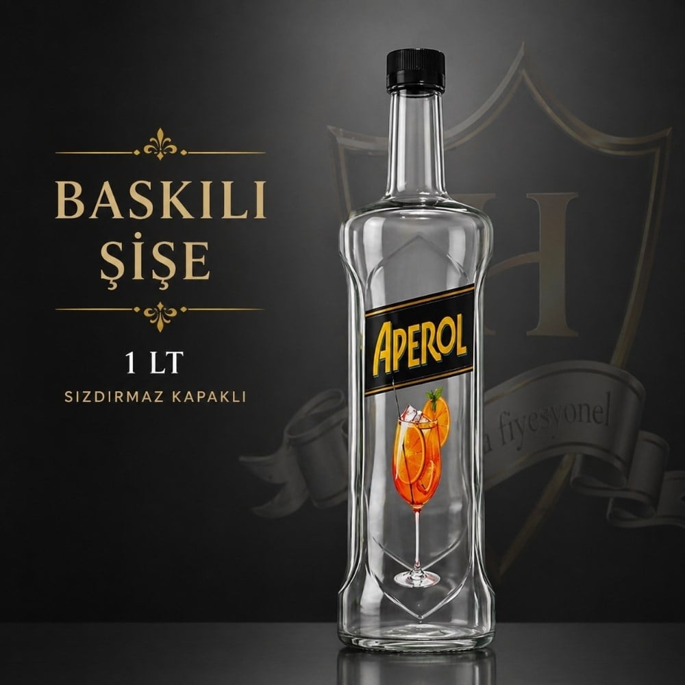 1 Litre Baskılı Şişe Aprl.