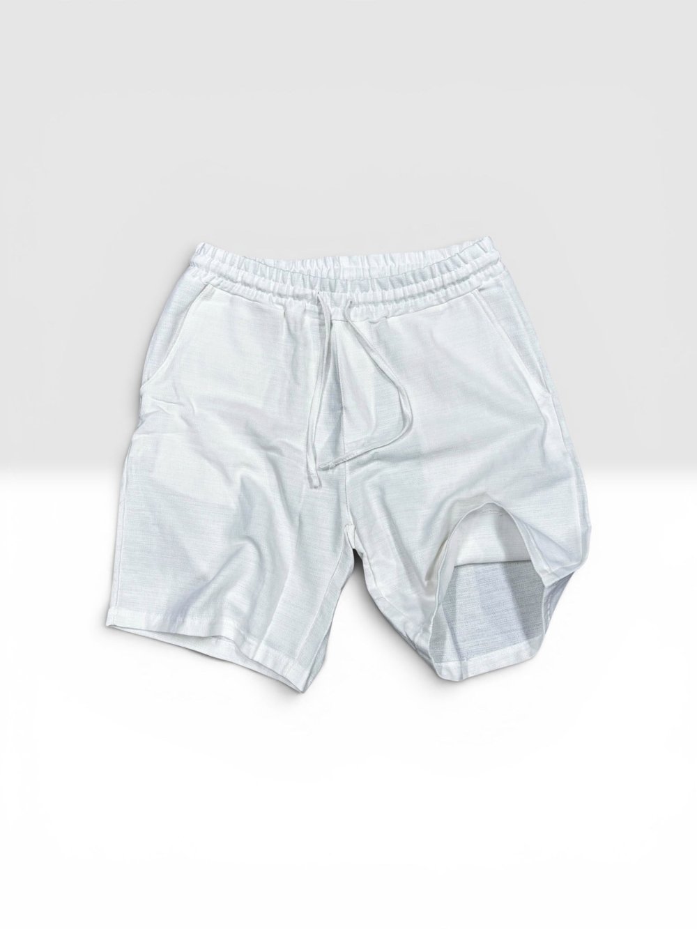 Keten Beyaz Short 