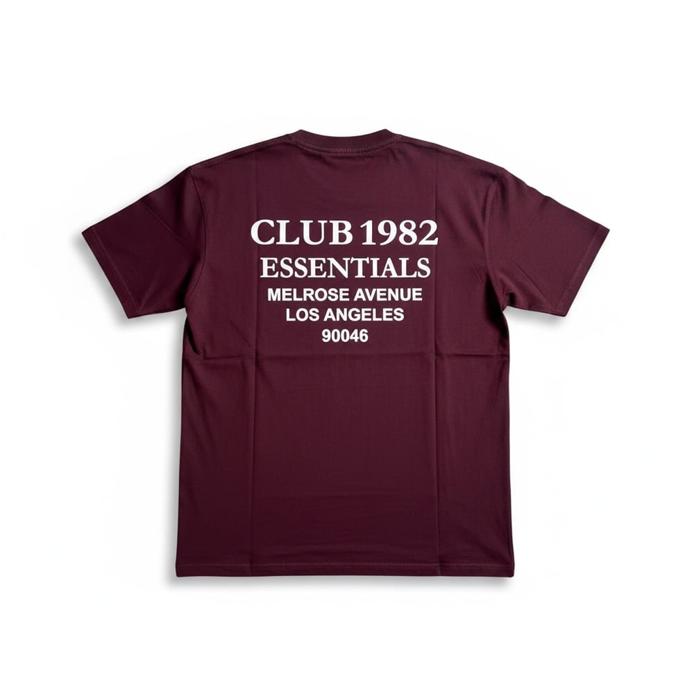 Premium Baskılı Tshirt Bordo