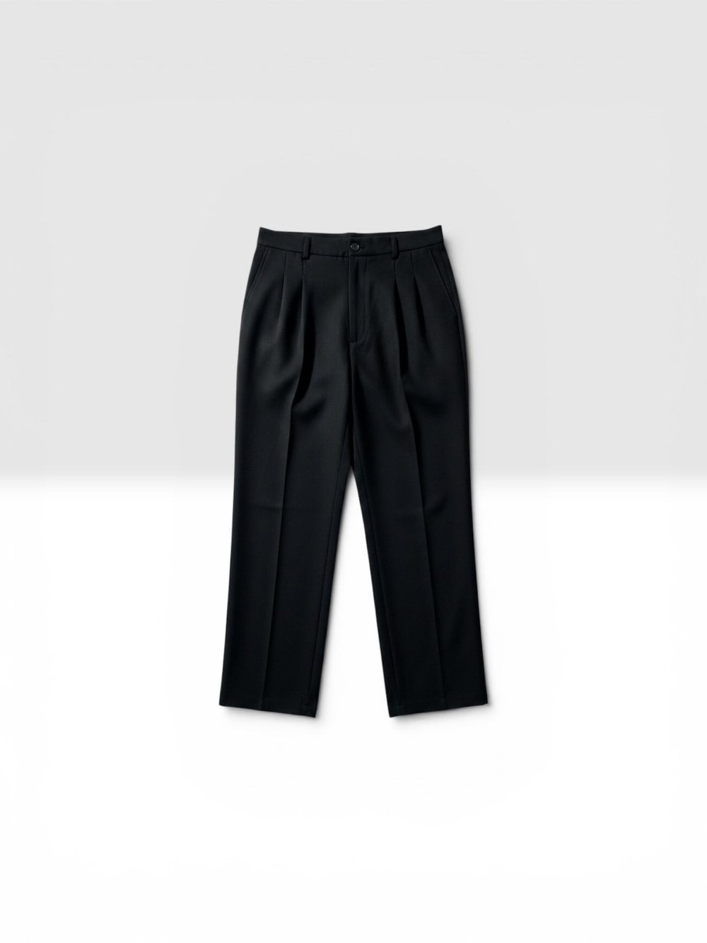 Siyah Baggy Kumaş Pantolon