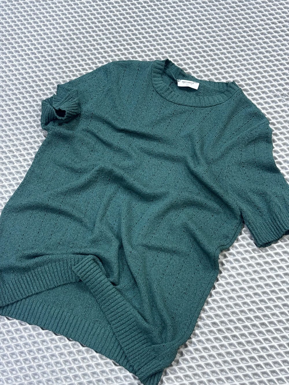 Slim Fit Ekru Triko Tshir