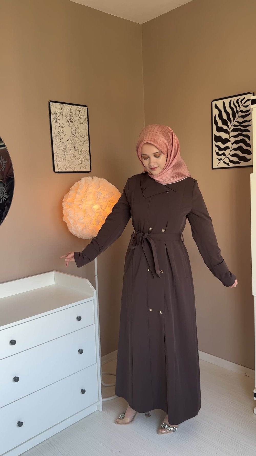 Armina Kahverengi Trençkot