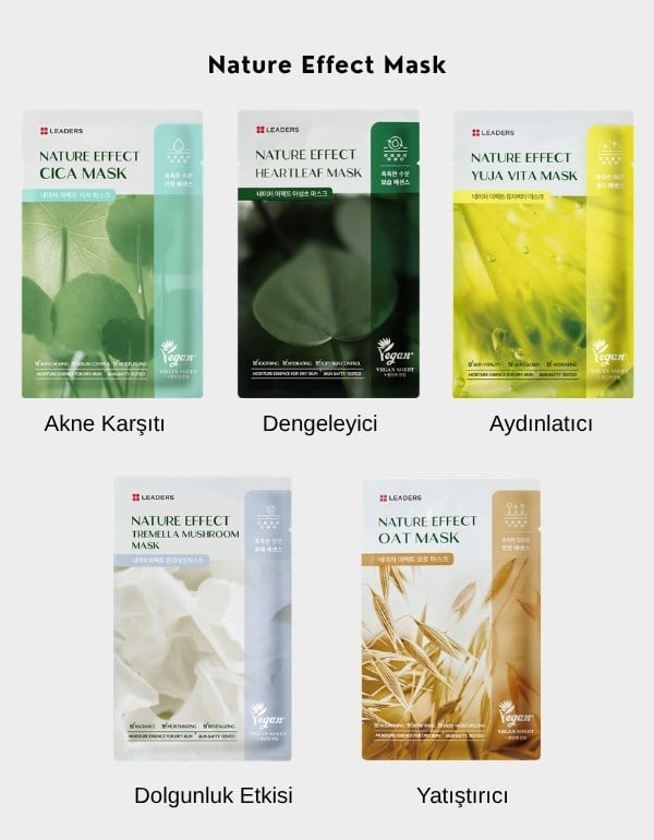Nature Effect Tremella Mushroom Mask | Nem Veren Kağıt Maske