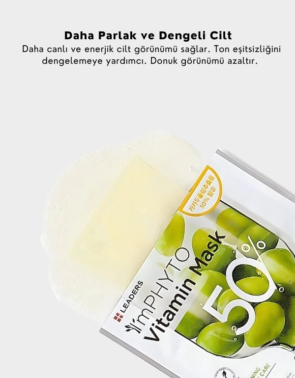 ImPHYTO Vitamin Mask | Aydınlatıcı Kağıt Maske