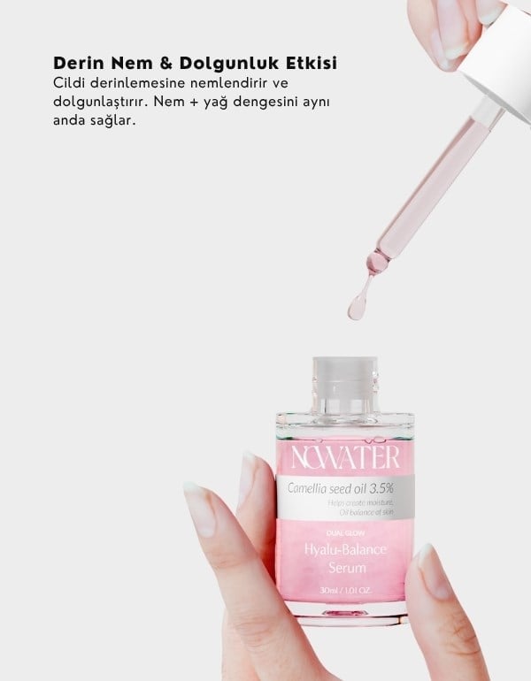 Dual Glow Hyalu Balance Serum | Çift Fazlı Nem ve Denge Serumu | 30ml
