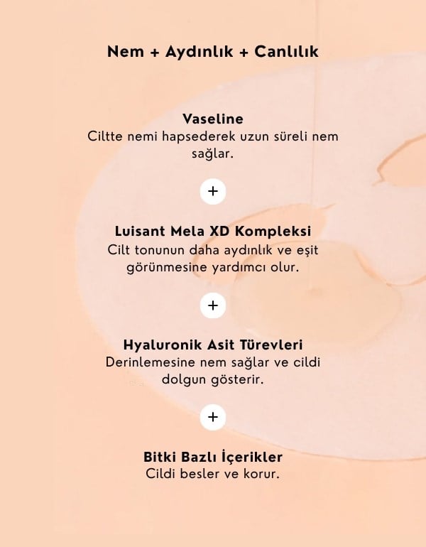 Insolution Light Vaseline Lightening Mask | Aydınlatıcı Kağıt Maske