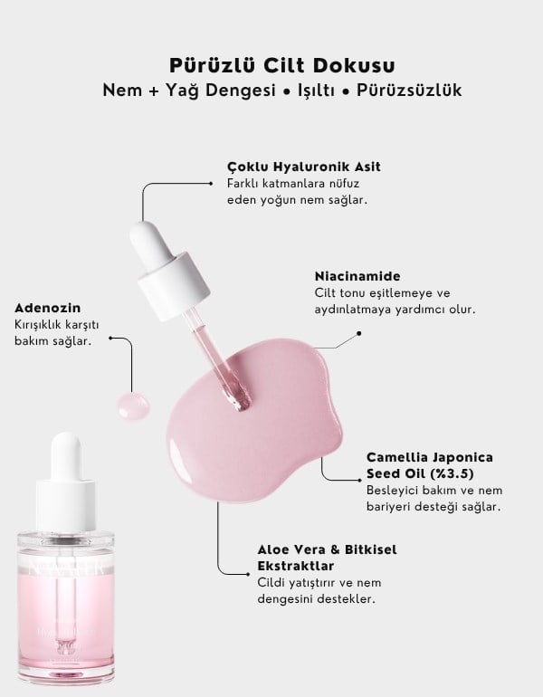 Dual Glow Hyalu Balance Serum | Çift Fazlı Nem ve Denge Serumu | 30ml