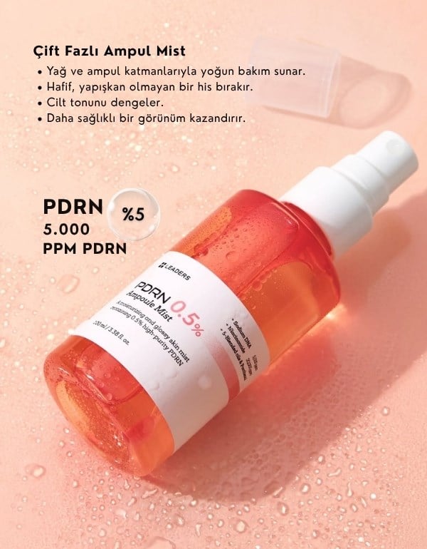 PDRN Ampul Mist | PDRN İçerikli Nemlendirici Yüz Spreyi | 100ml	