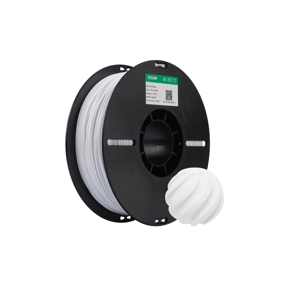 eSUN PLA Basic Soğuk Beyaz Filament 1.75mm 1 Kg
