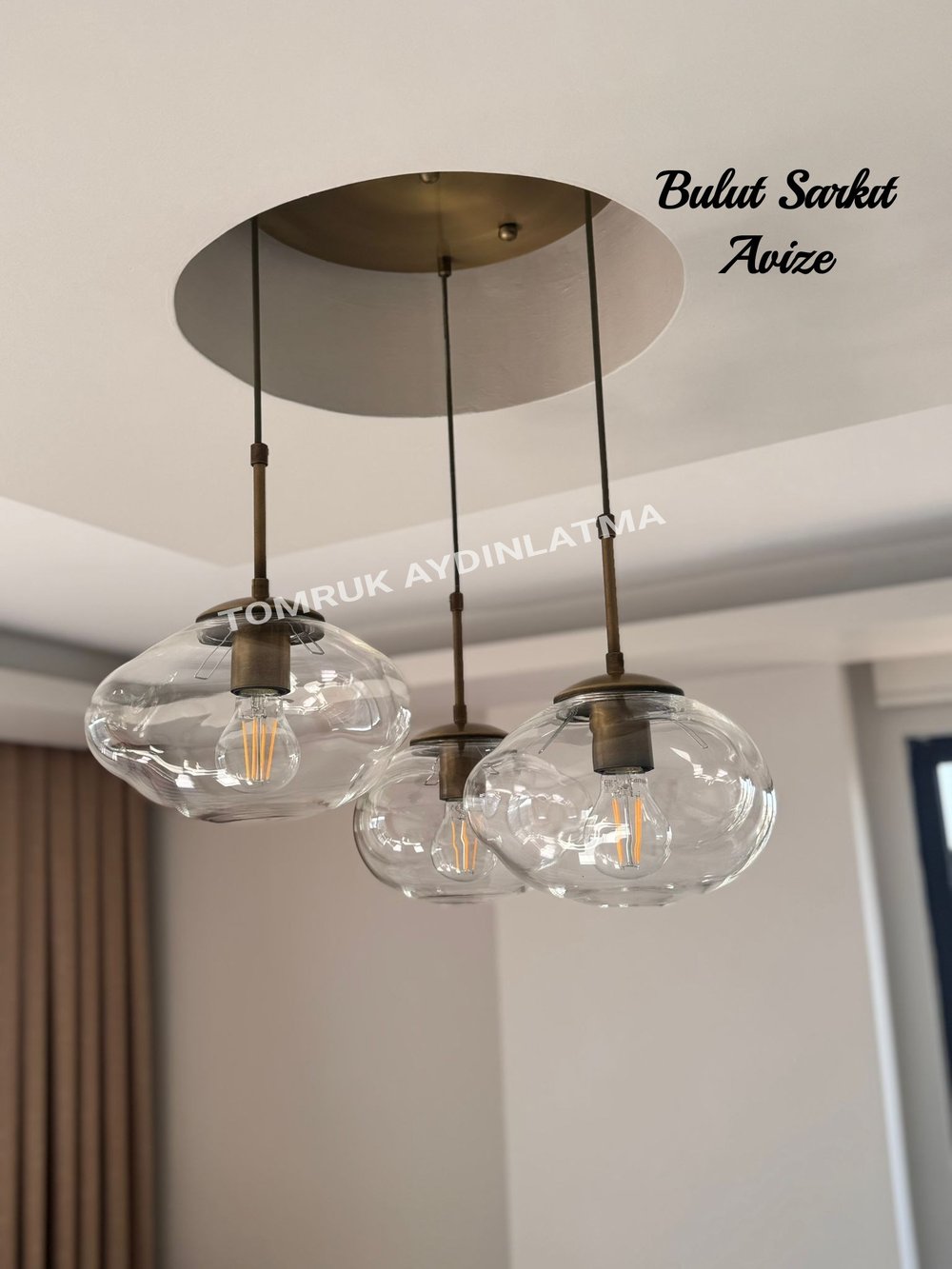 BULUT 3'LÜ SARKIT AVİZE