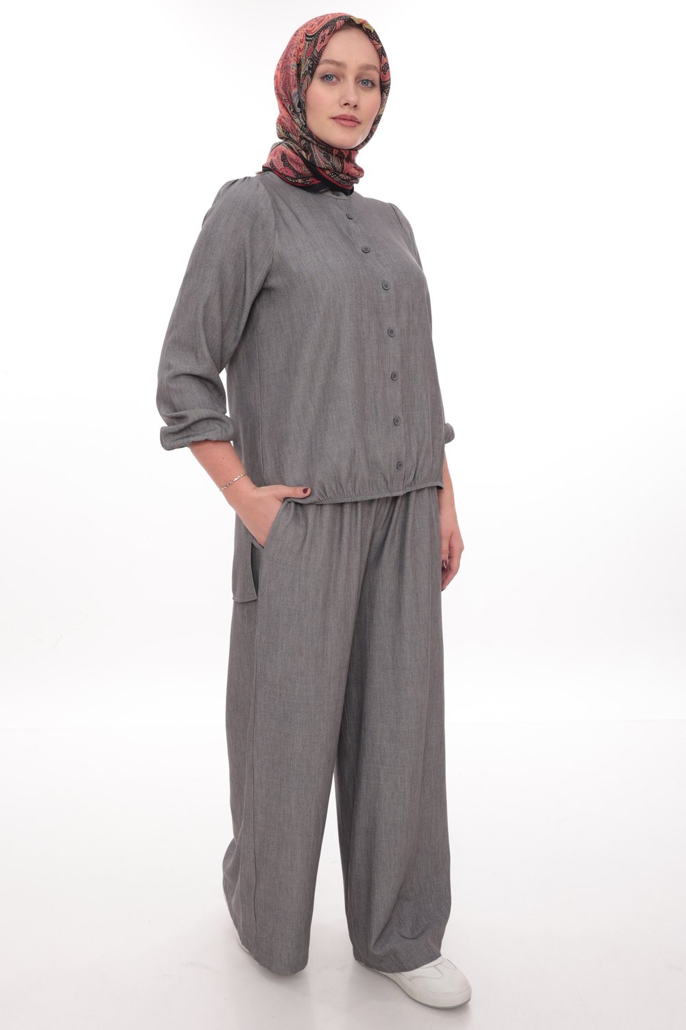 PY018/ Gömlek Pantolon Takımı