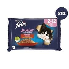 Felix Yavru Kedi Avantajlı Paket 12(4x85g)