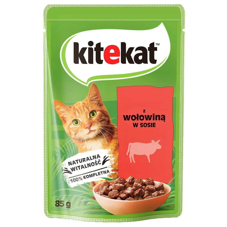Kitekat® Yetişkin SığırEtli Yaş Mama 85g