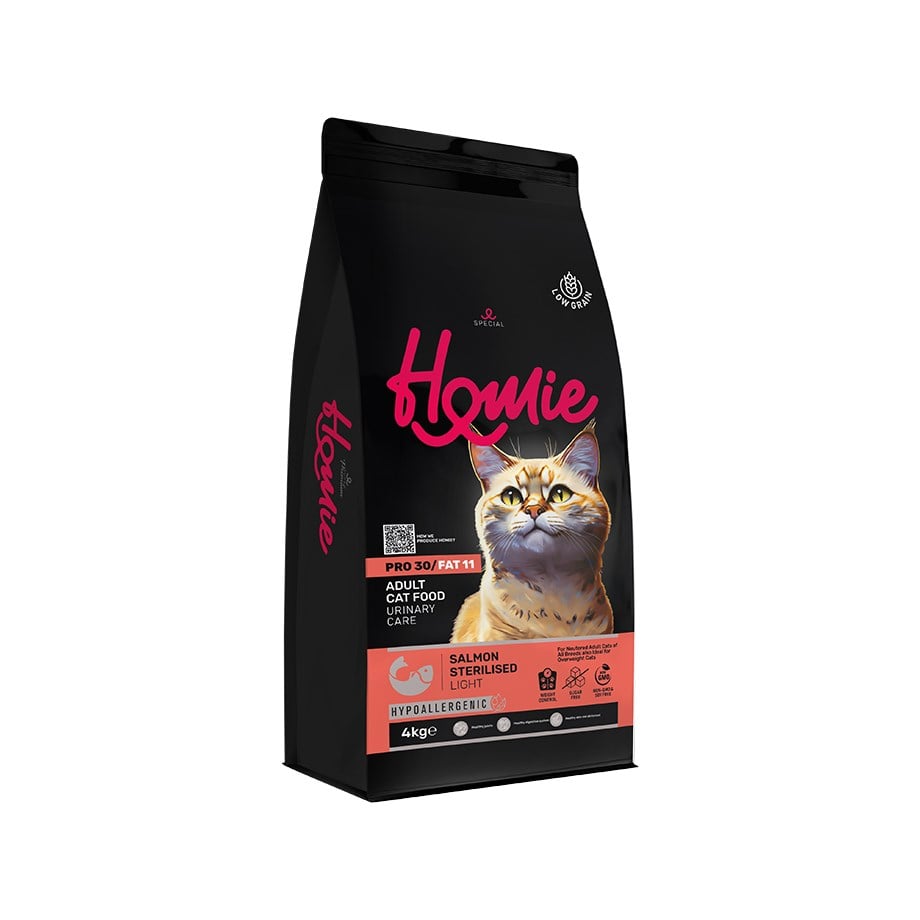 SPECIAL CAT ADULT SALMON STERILISED & LIGHT LOW GRAIN 30 PRO&FAT 11 4 KG