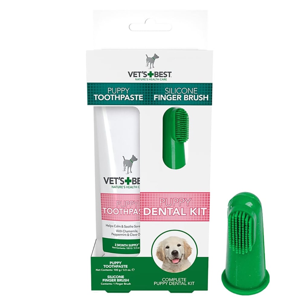 Vet's Best Köpekler İçin Ağız ve Diş Bakım Seti