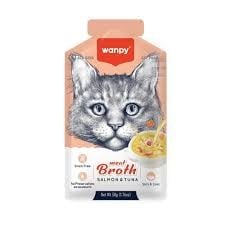 WANPY KEDİLER İÇİN SOMON-TON BALIĞI ETİ ÇORBASI 50G