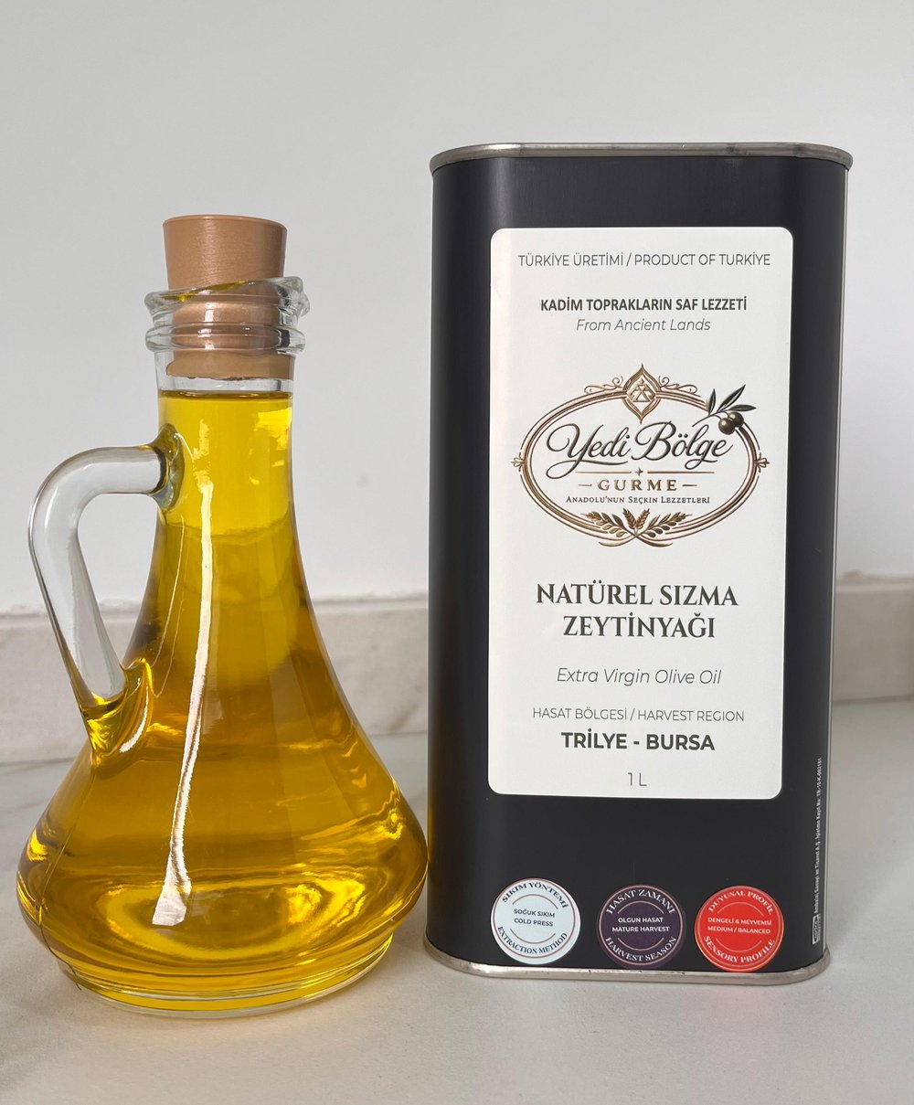 Olgun Hasat Soğuk Sıkım Zeytinyağı 1L