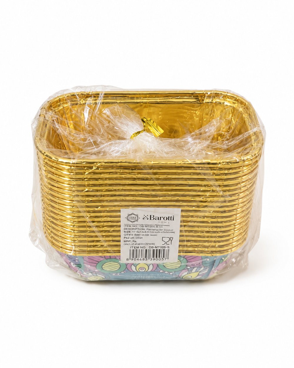 BAROTTİ KARE MUFFİN KEK KALIBI 20Lİ GOLD 