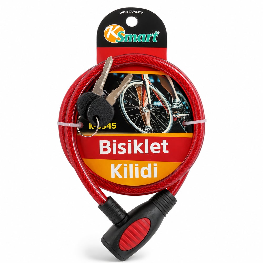 BİSİKLET KİLİDİ KALIN ORJ.K-3545