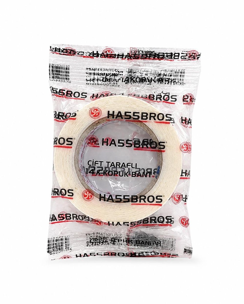 ÇİFT TARAFLI HASBANT POŞETLİ 18MM PK*100