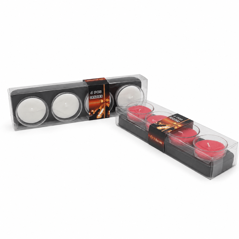 DMR-9725 BAROTTİ 4LÜ CAM BARDAK MUM 