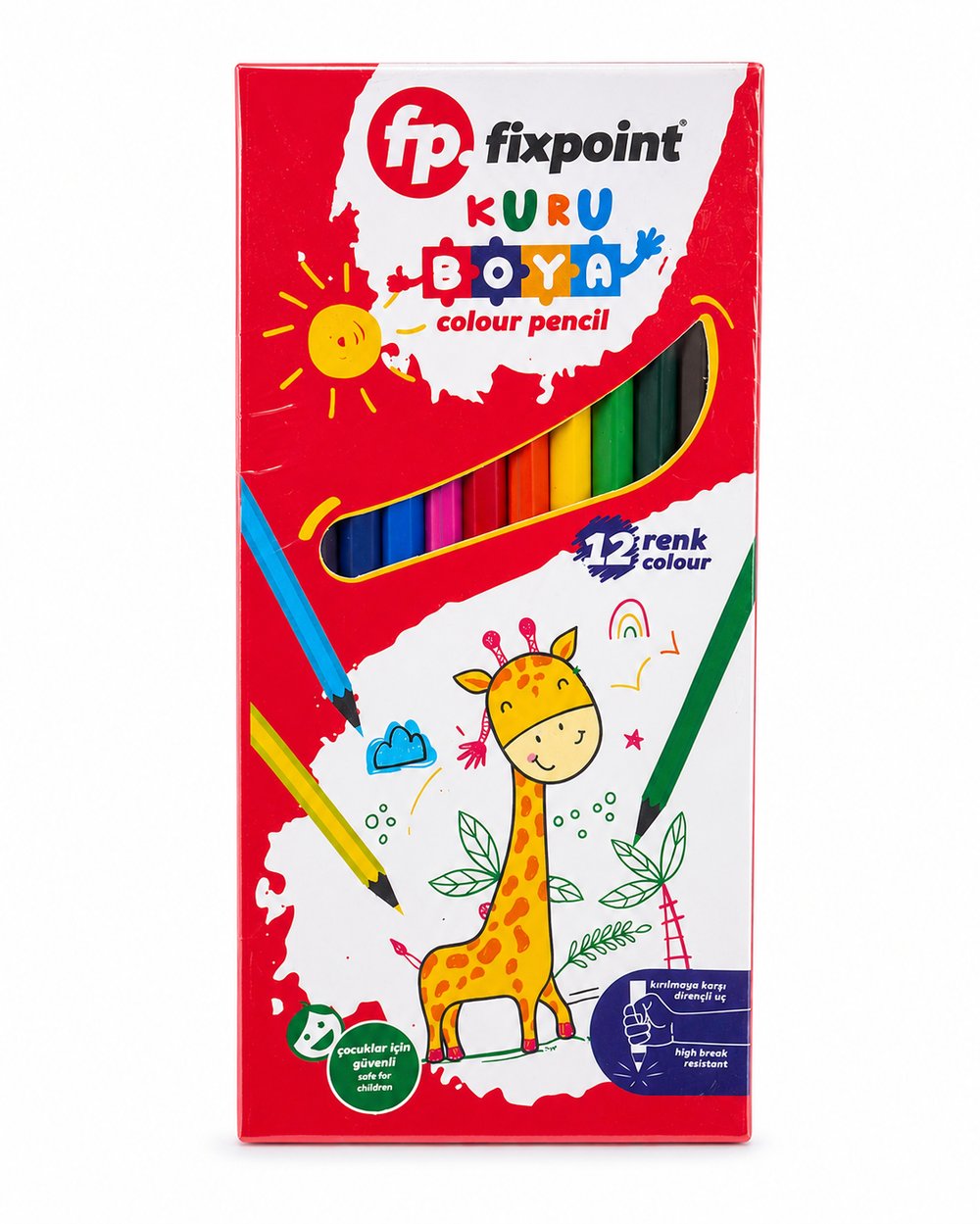 FİXPOİNT 12Lİ KURU BOYA TAM BOY PK*12