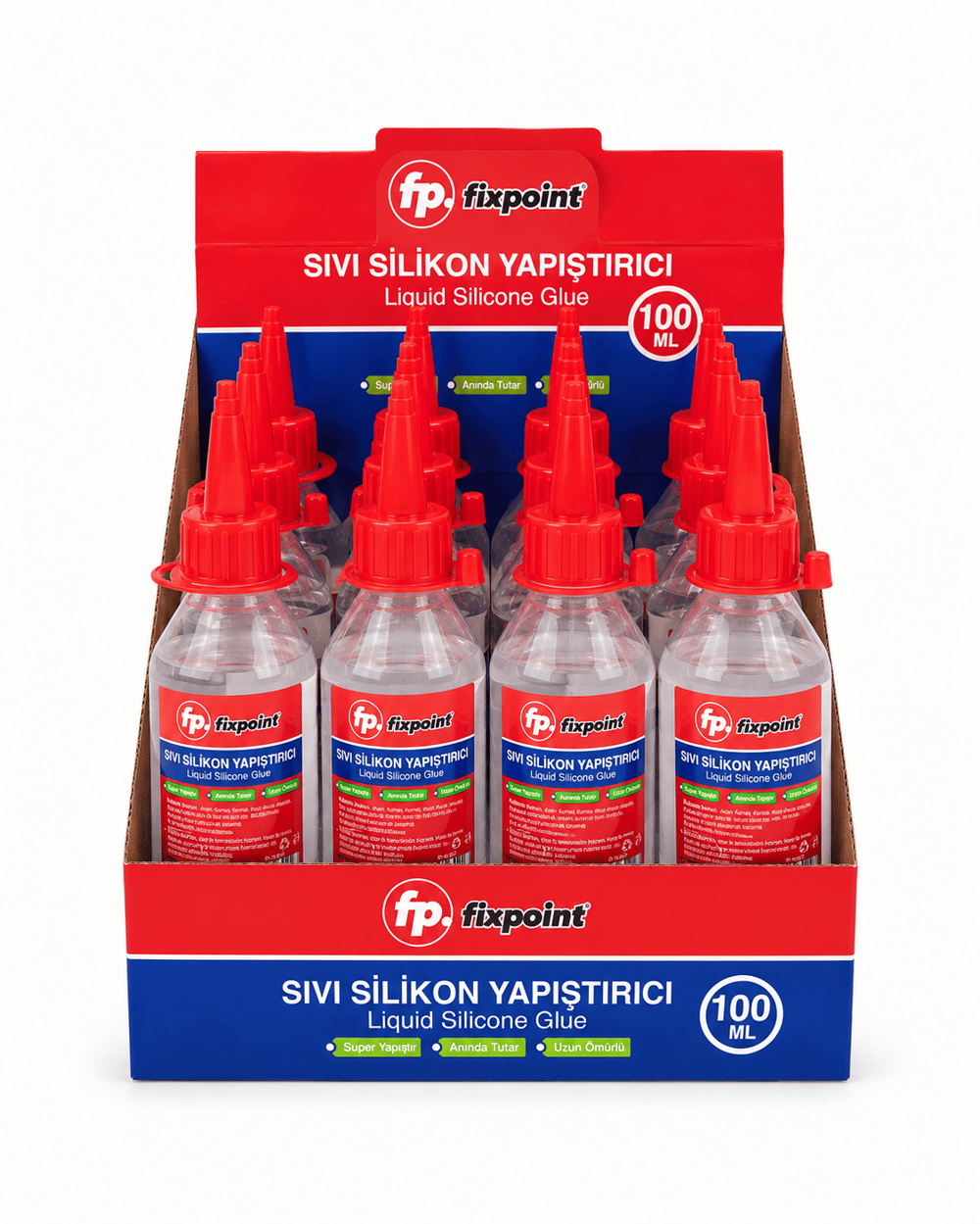 FİXPOİNT SIVI SİLİKON YAPIŞTIRICI 100ML PK*12