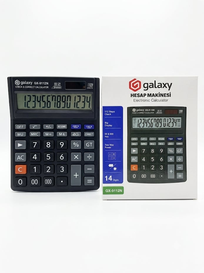 GALAXY HESAP MAKİNESİ BÜYÜK 9112