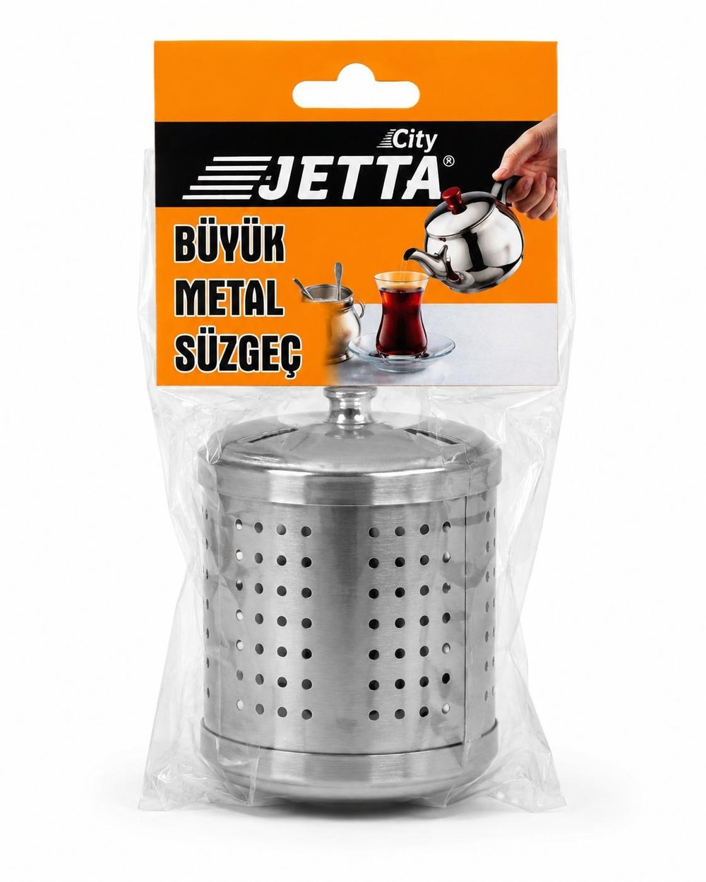 JETTA ÇAY SÜZGECİ KAFESLİ METAL BÜYÜK 