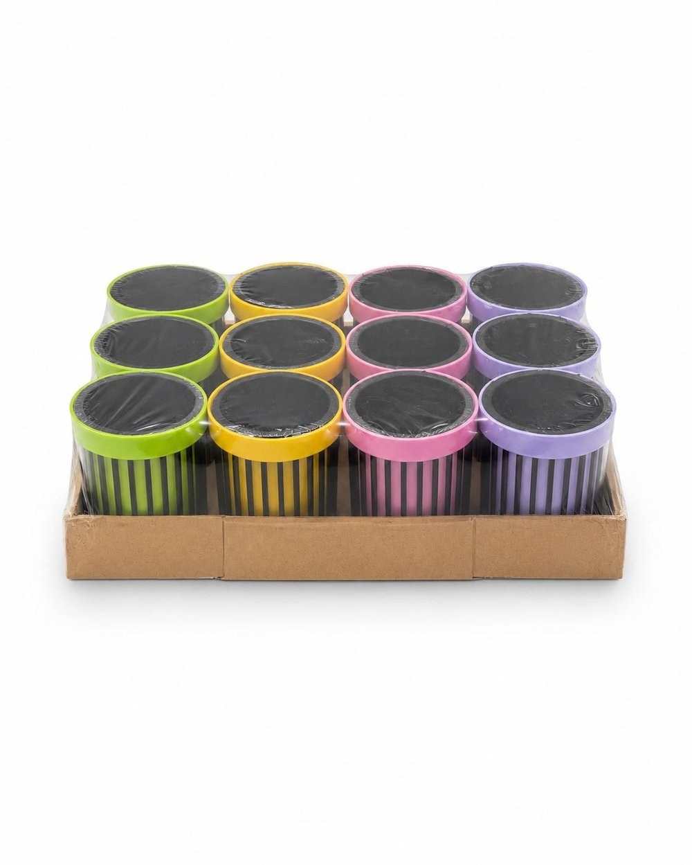 KALEMLİK PLASTİK  RENKLİ OVAL PK*12