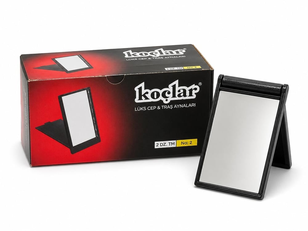 KOÇLAR CEP AYNASI KÖŞELİ NO-2 PK*24