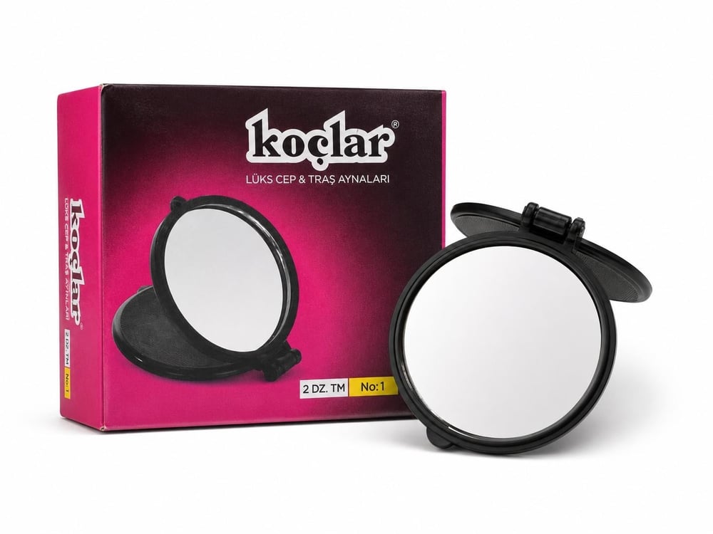 KOÇLAR YUVARLAK CEP AYNASI NO-1 PK*24