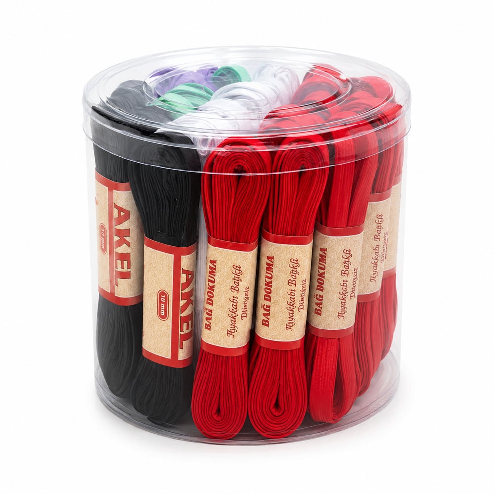 KURDELE 1CM KARIŞIK PAKET PK*50