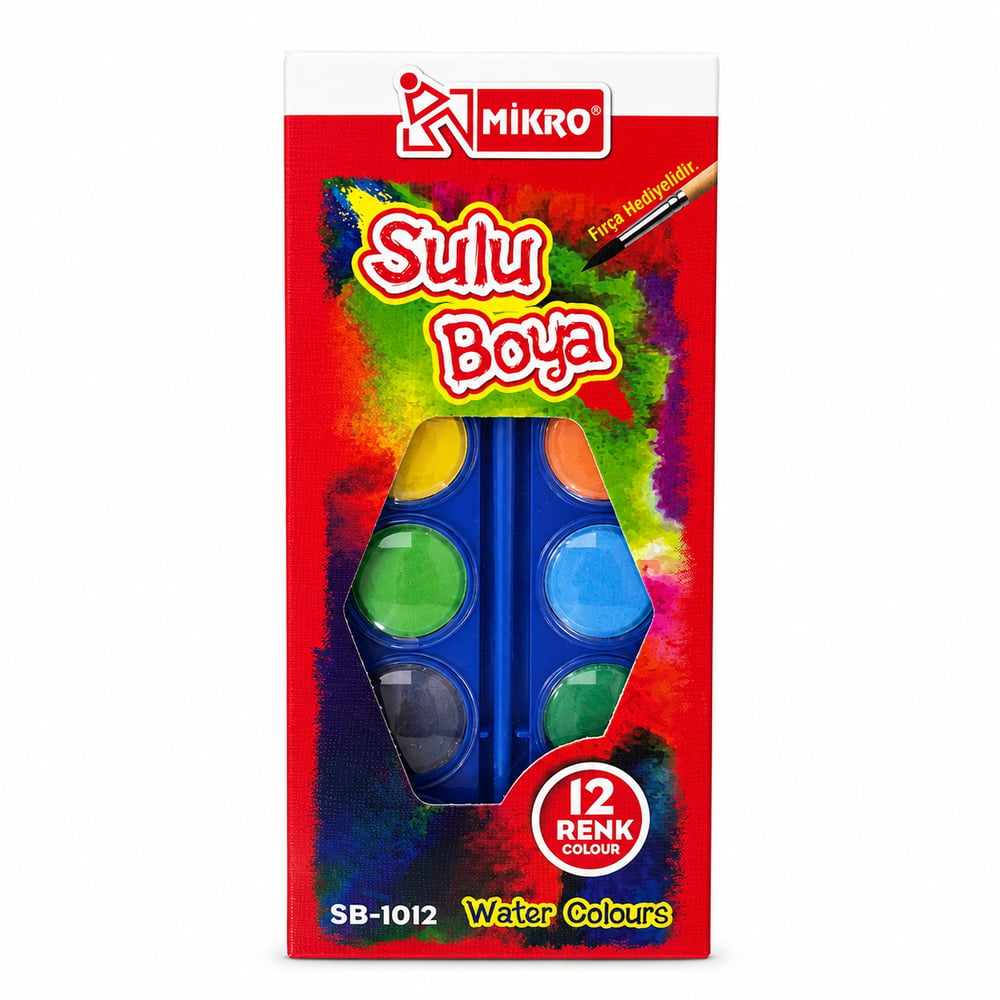 MİKRO SULU BOYA 12Lİ PK*12