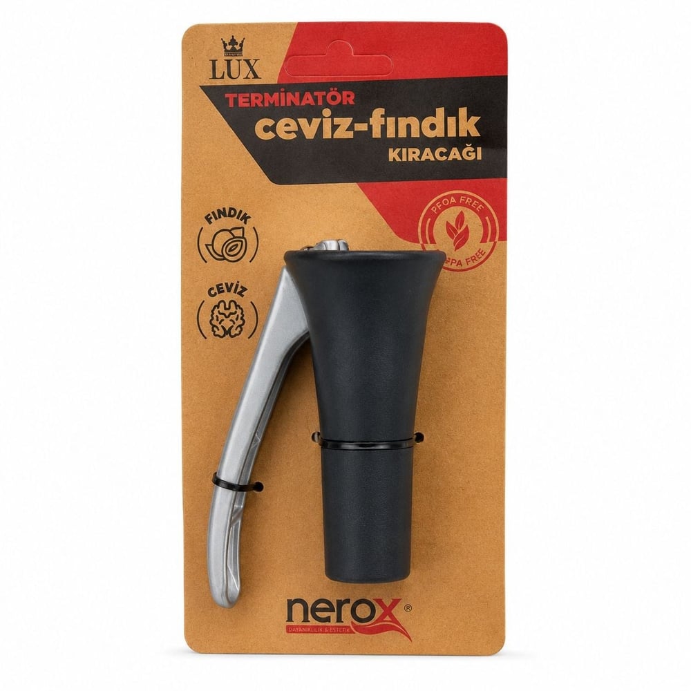 NEROX CEVİZ-FINDIK KIRACAĞI TERMİNATÖR HUNİ KIRICI PK*12