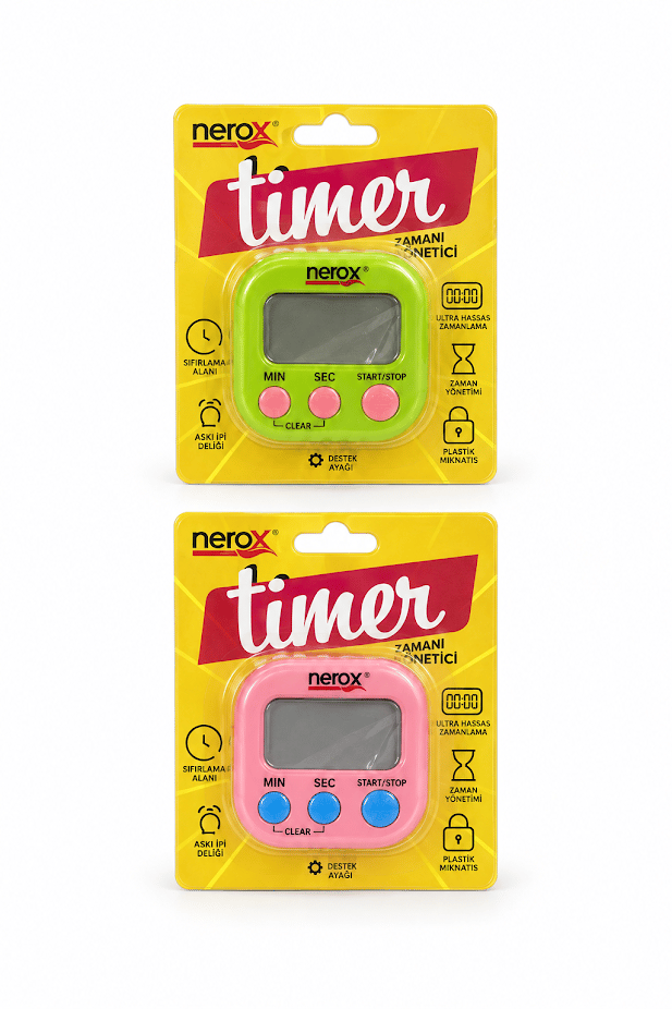 NEROX KRONOMETRE MAGNET PİLLİ RENKLİ