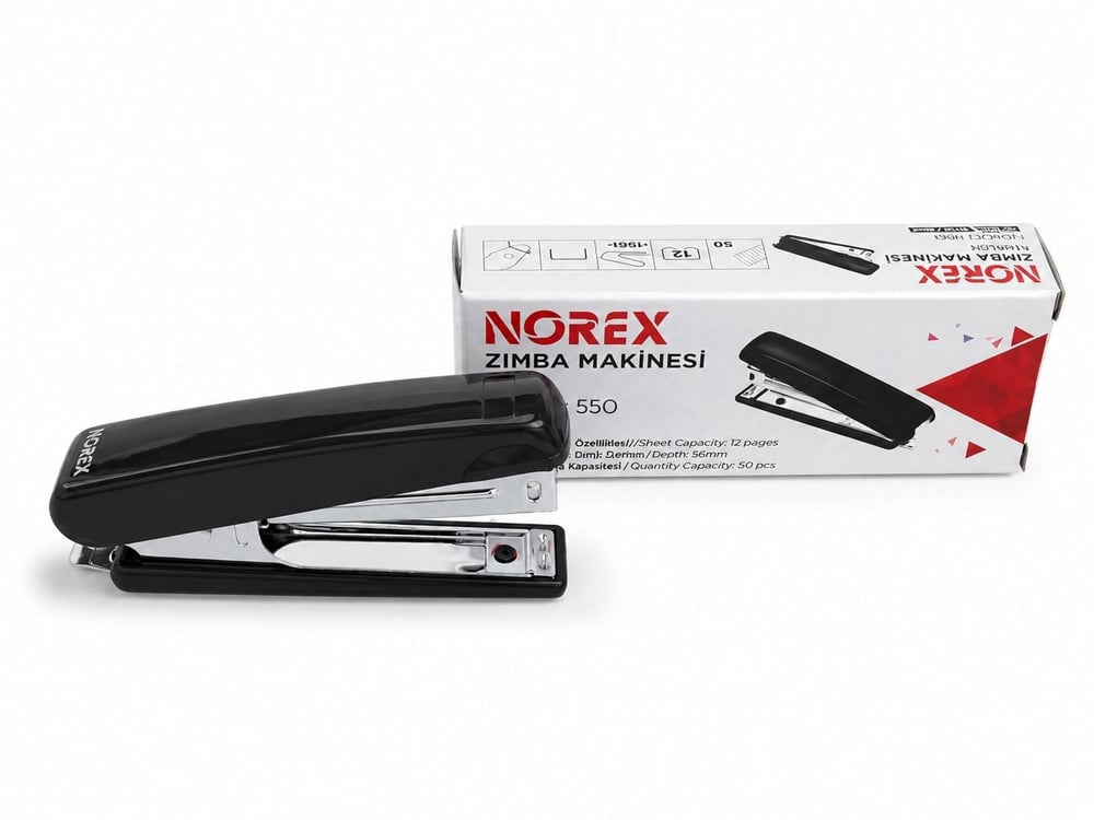 NOREX ZIMBA MAKİNESİ SİYAH NO10XL PK 12*AD