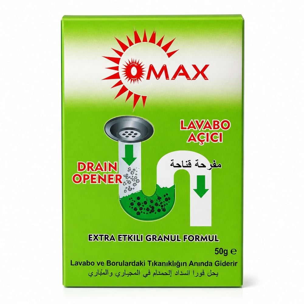 OMAX LAVABO AÇICI PK*24