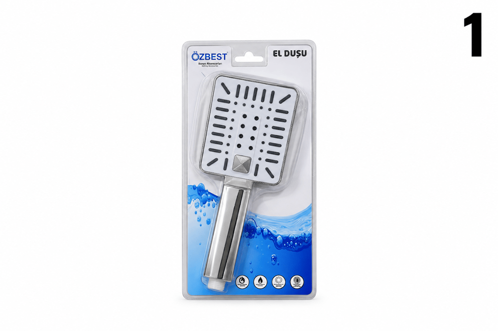 ÖZBEST DUŞ BAŞLIĞI DUŞ TELEFONU BLİSTER NO*2