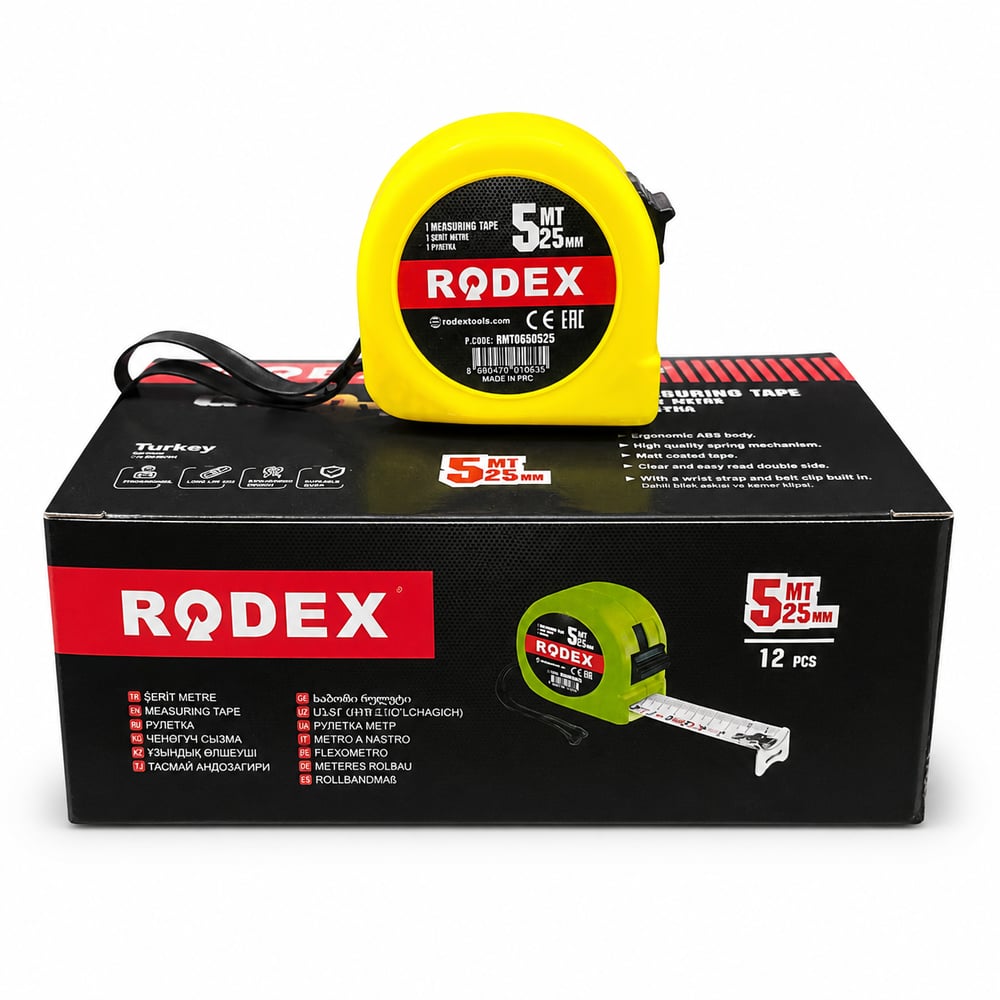 ŞERİT METRE 5MT PK*12