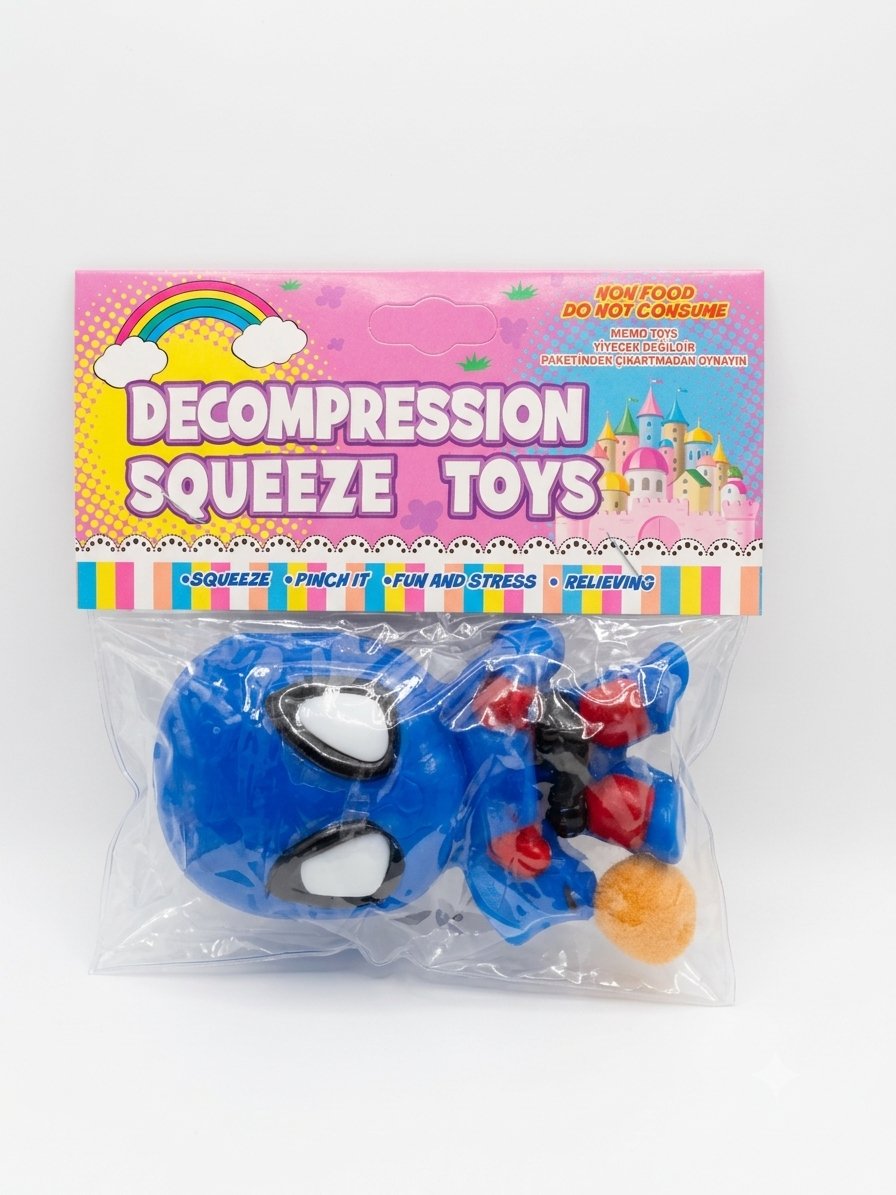 SQUISHY SUKUŞİ OYUNCAK STRES ATICI ÖRÜMCEK ADAM PK*20