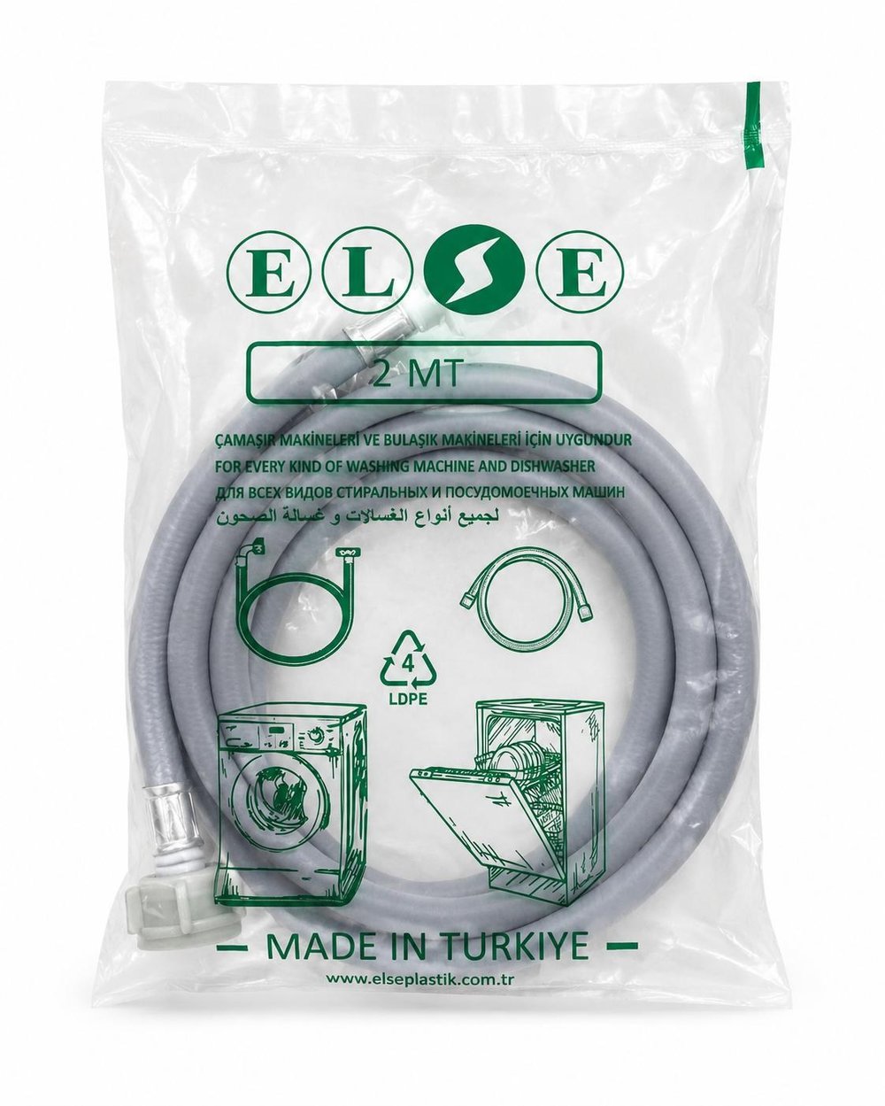 TEMİZ SU HORTUMU 2MT.