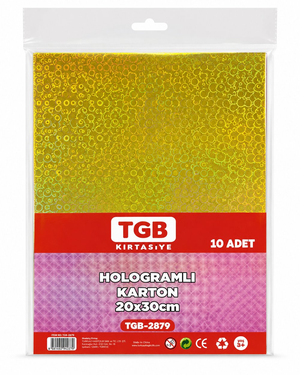 TGB AYNALI FON KARTONU A4 PK*10