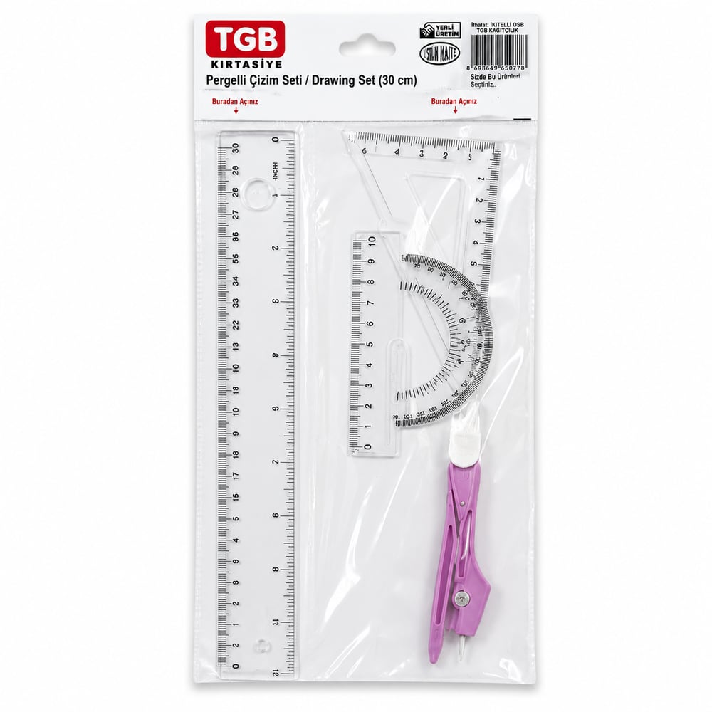 TGB CETVEL SETİ 4LÜ PK*24