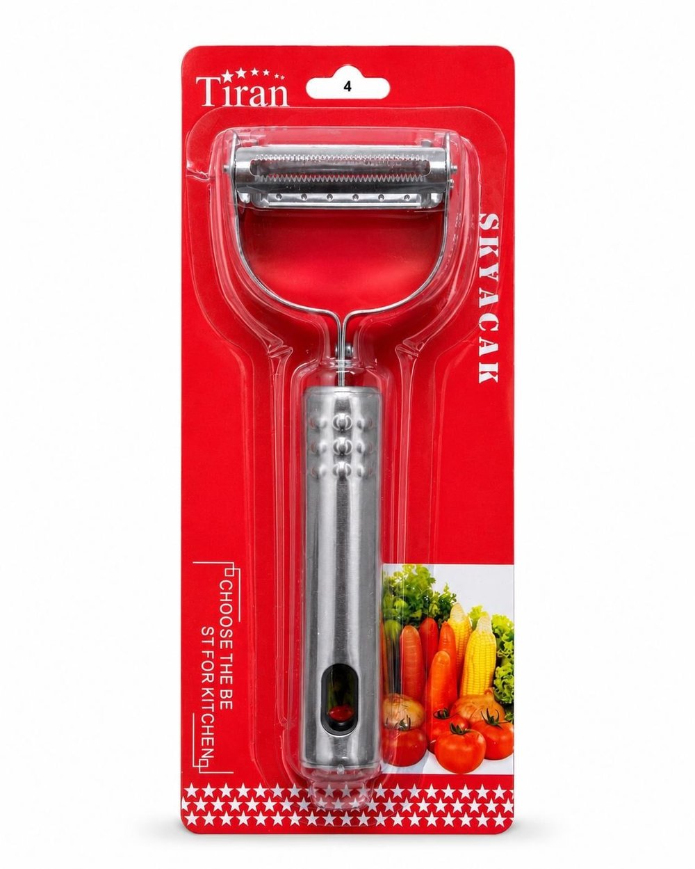 TİRAN SOYACAK METAL SAPLI ÇİFT TARAFLI PK*60