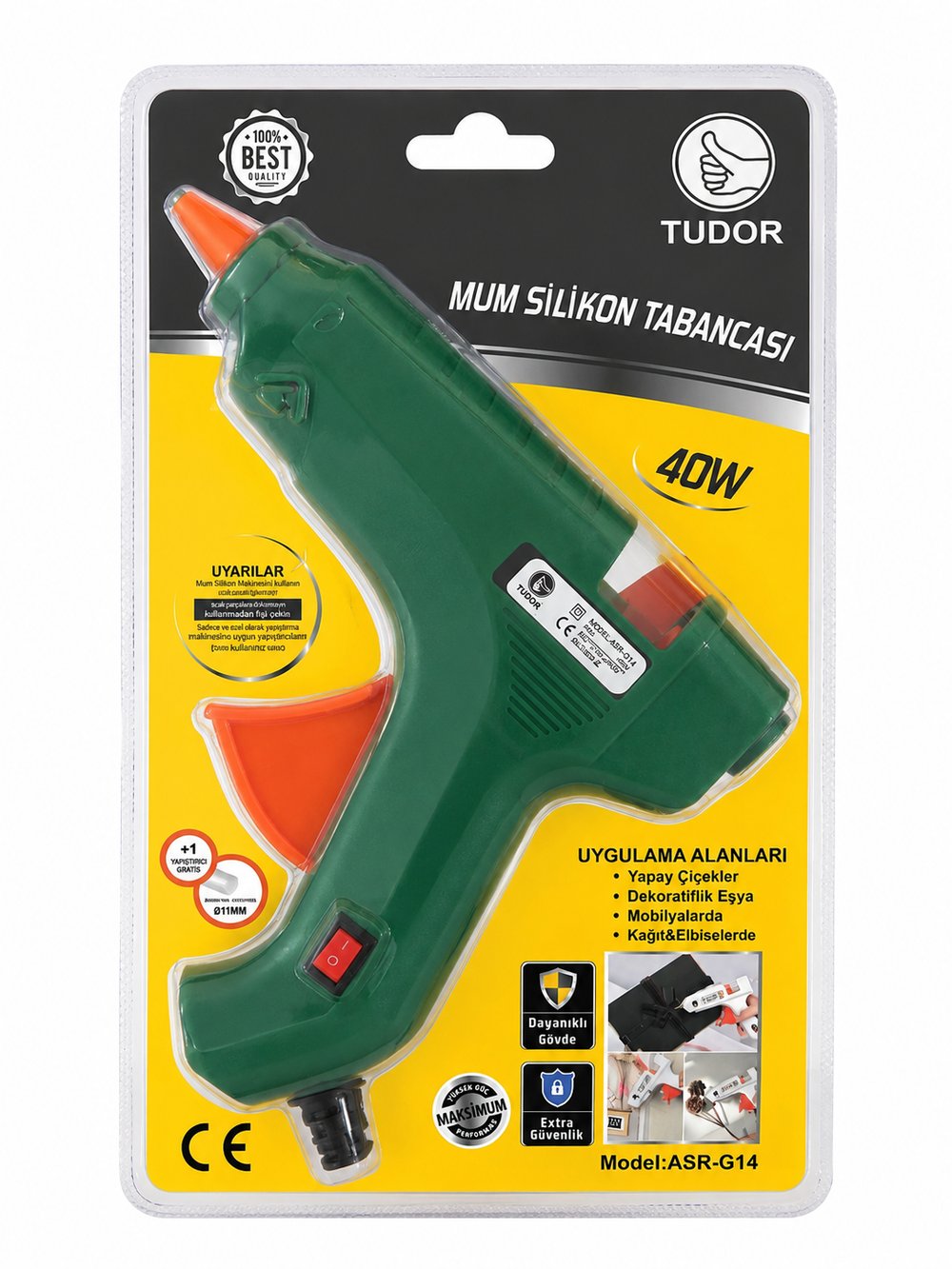 TUDOR SİLİKON TABANCASI 40WATT 