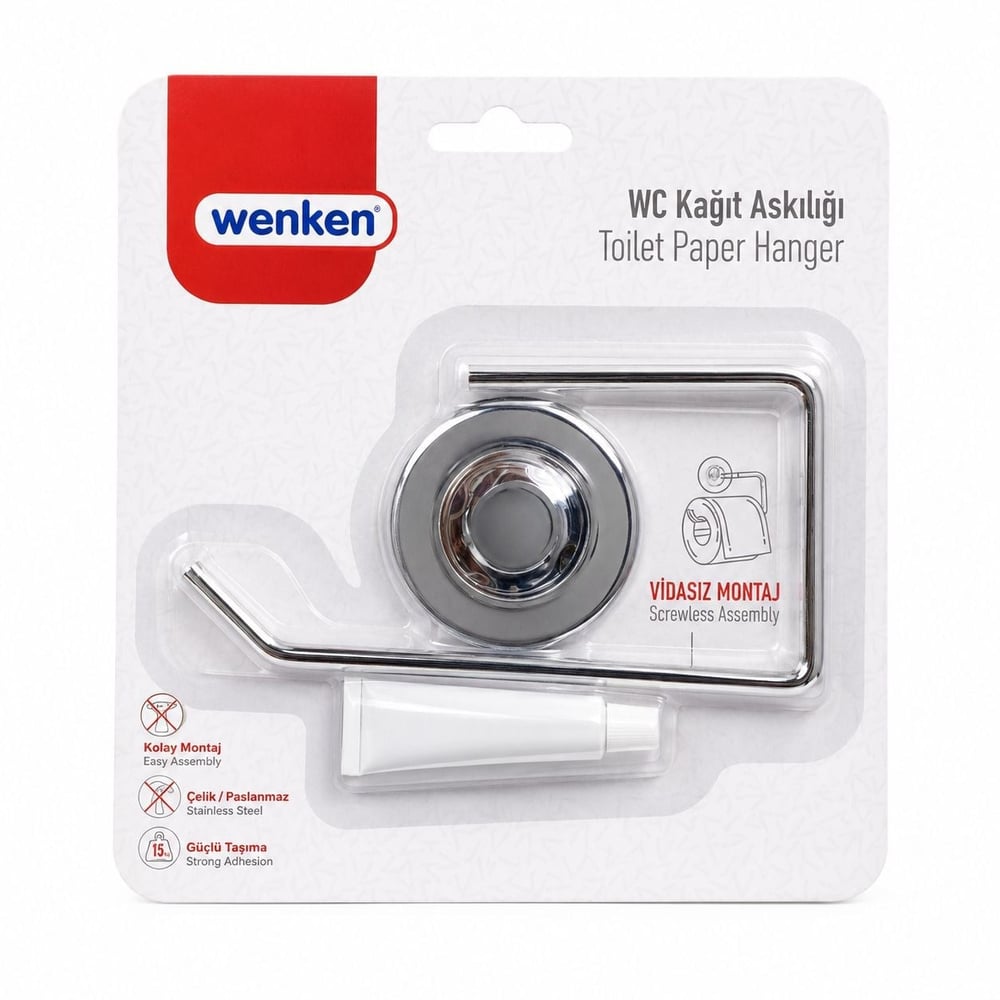 URVE WC KAĞIT HAVLU ASKILIĞI METAL YAPIŞKANLI